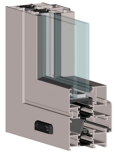 Фото алюминиевого профиля для остекления в Молодечно